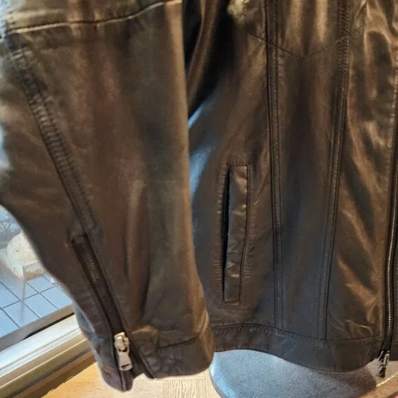 John Varvatos Black Calf Leather - Picture 3 of 7